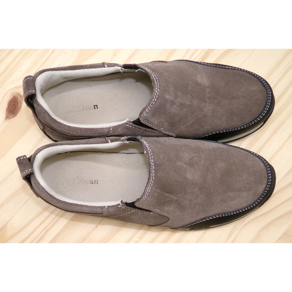 LL Bean Rugged Ridge Loafers 512660 Mens Brown Size 9 Hiking Slip On Shoes - Picture 7 of 8